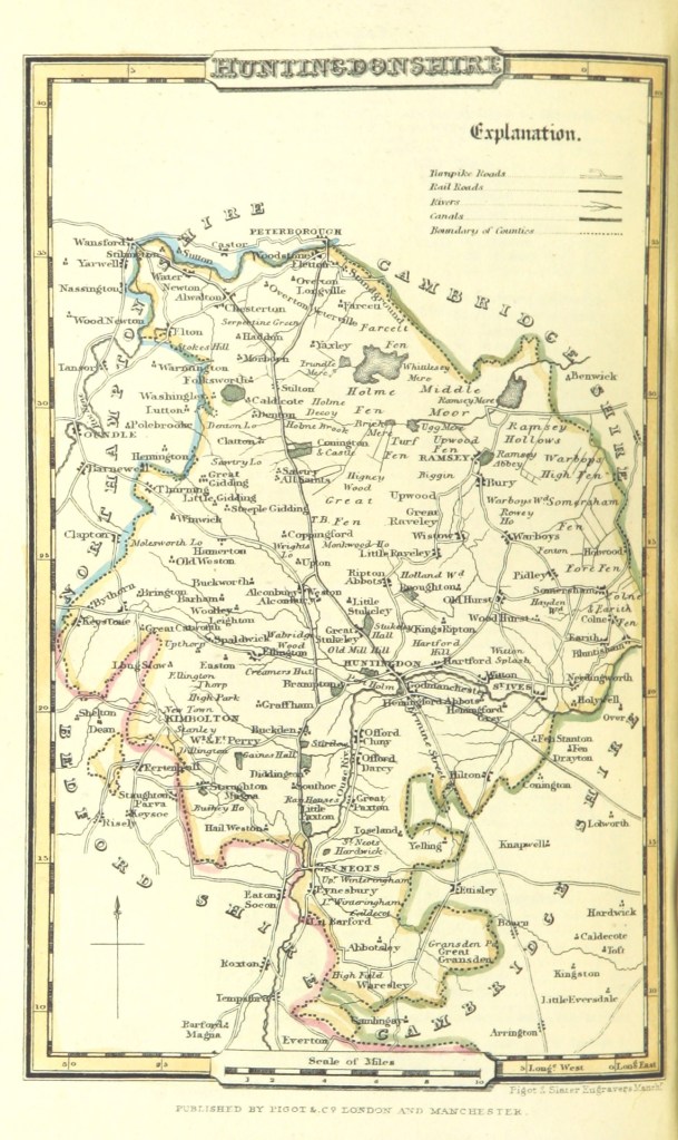 Pigot_and_Co_(2)_p1.304_-_Map_of_Huntingdonshire