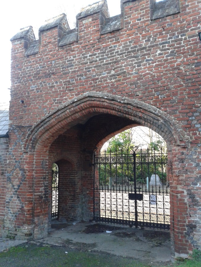The interior of the fortified gatehouse which was once the access point to the inner courtyard of Buckden Palace. © Brandon Wilgus, 2015.