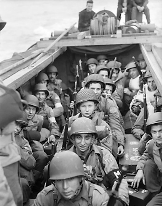 Americans in Landing Craft Operation Torch