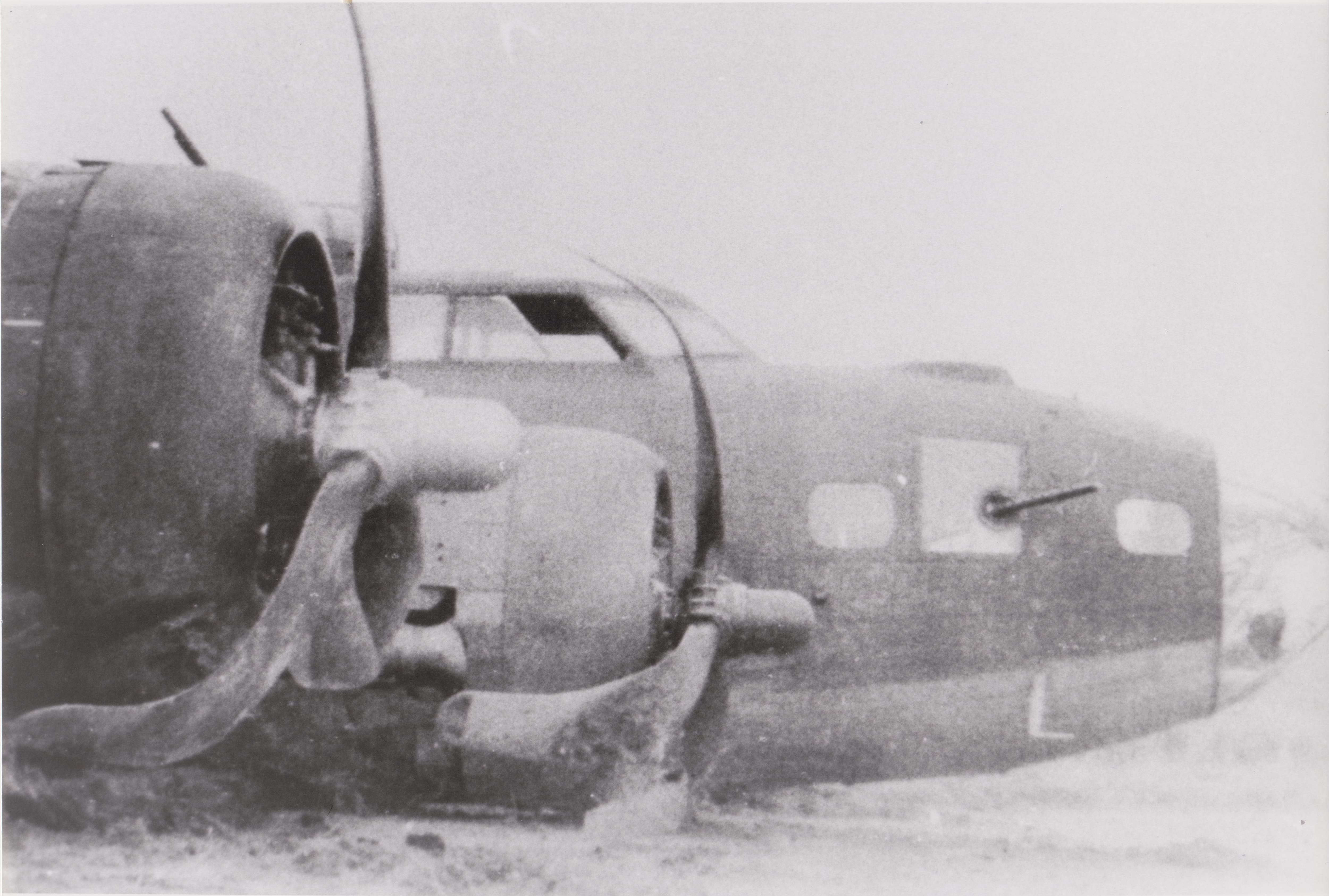 B-17 Wheels Up Landing
