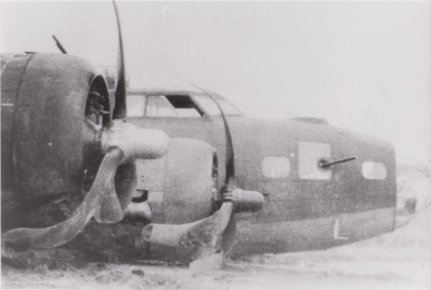 B-17 Wheels Up Landing