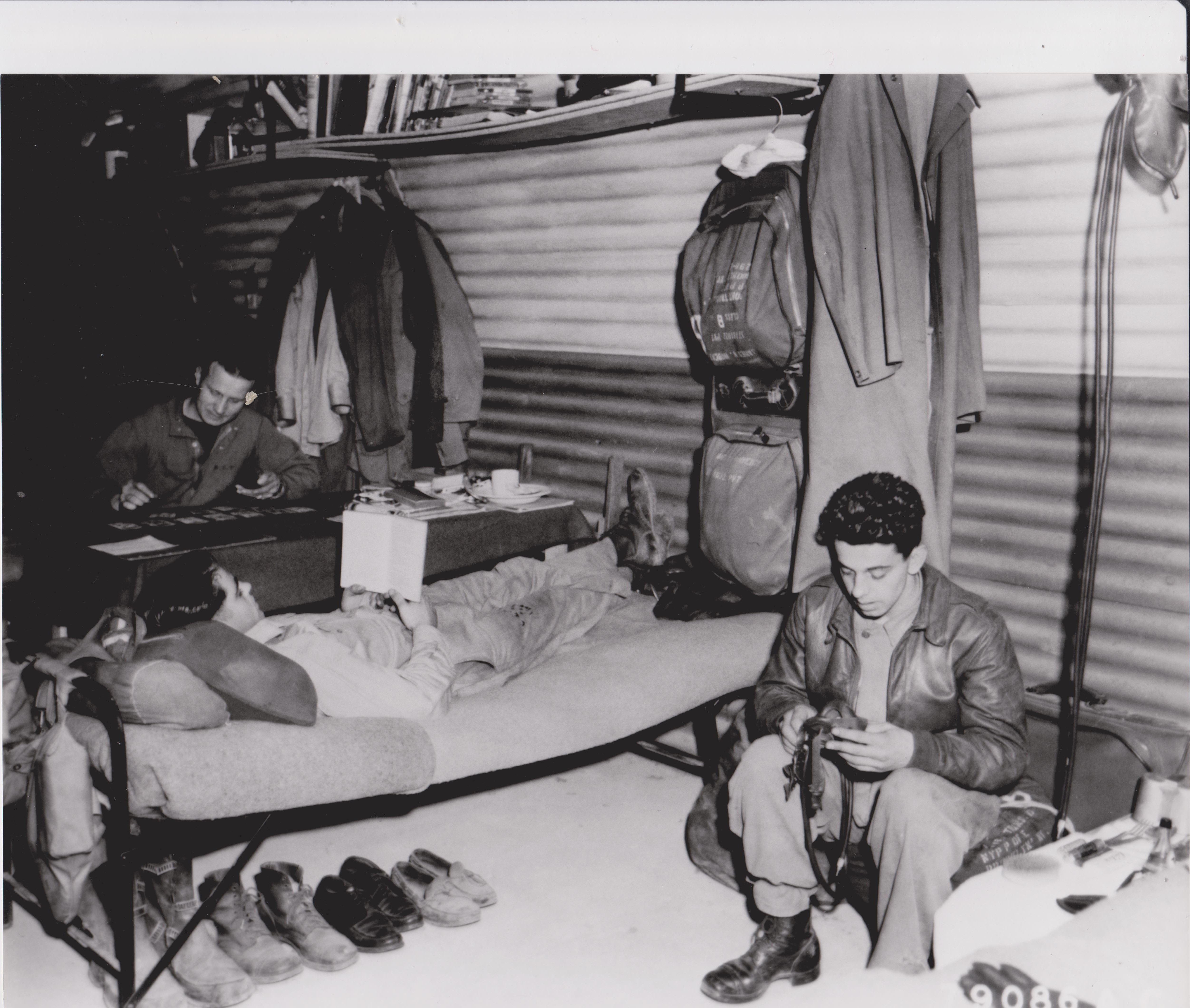 Inside the Nissen Hut